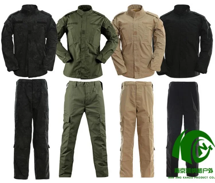 Kango Security Tactical Army Combat Bdu Acu Battle Dress Camouflage Army Police Military Uniform