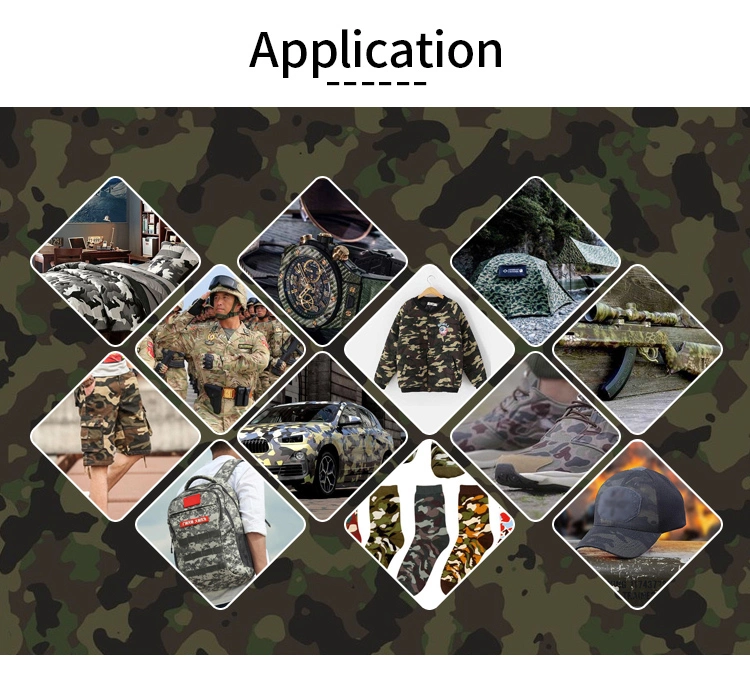 65% Polyester 35% Cotton Blend Woven Army Style Print Camouflage Military Style Uniform Fabric